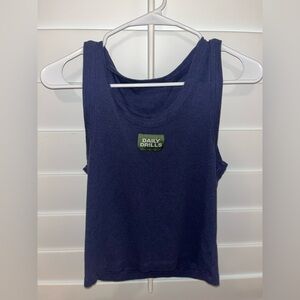 Navy daily drills tank with patch!!! SIZE M/L